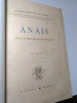 Anais - Ciclo da Restauração de Portugal (Volume VII) -