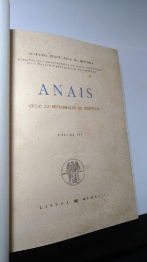 Anais - Ciclo da Restauração de Portugal (Volume VII) -
