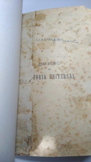 Curso de história universal (Volume I - História antiga) - Fortunato de Almeida
