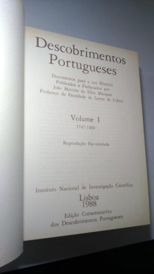 Descobrimentos portugueses (5 vols. - Instituto Nacional de Investigação Científica) -