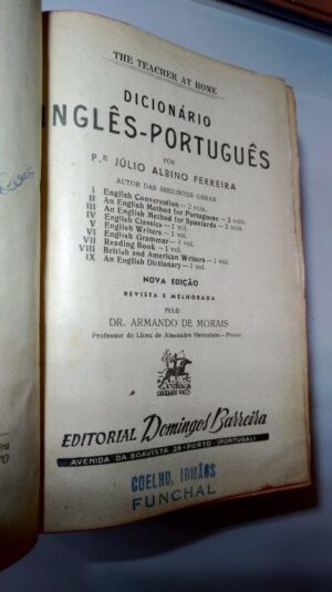 Dicionário inglês-português português-inglês - Júlio Albino Ferreira