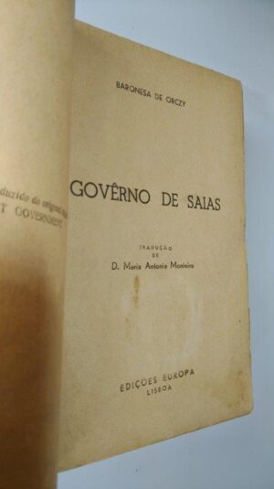 Govêrno de saias - Baronesa de Orczy