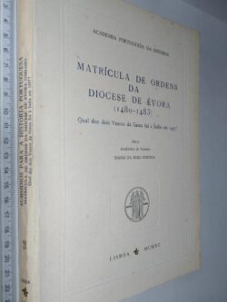 Matrícula de Ordens da Diocese de Évora (1480-1483) - Isaías da Rosa Pereira