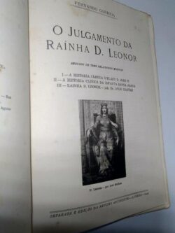 O julgamento da raínha D. Leonor - Fernando Correia