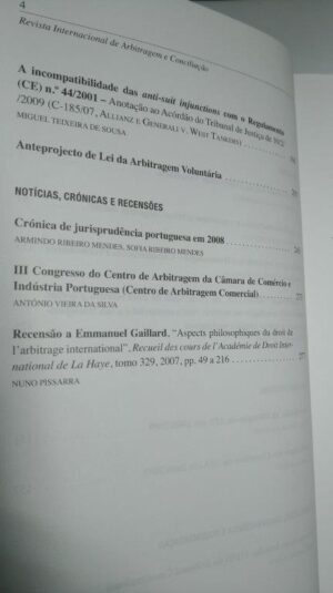 Revista Internacional de Arbitragem e Conciliação (ano 2009) -