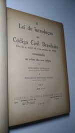 A lei de introdução ao Código Civil Brasileiro comentada (vol. 1) - Eduardo Espinola