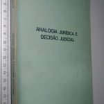 Analogia jurídica e decisão judicial - Elcias Ferreira da Costa