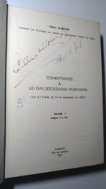 Comentários à Lei das Sociedades Anónimas (Vol. I) - Fran Martins