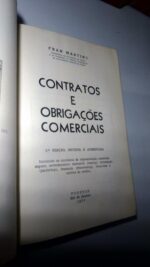 Contratos e obrigações comerciais - Fran Martins