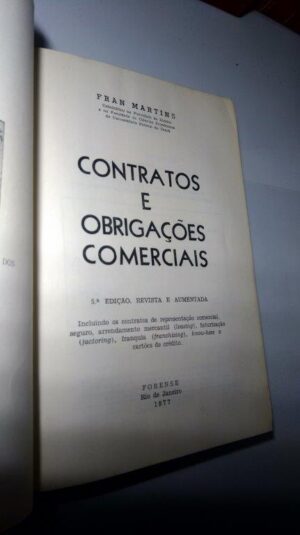 Contratos e obrigações comerciais - Fran Martins