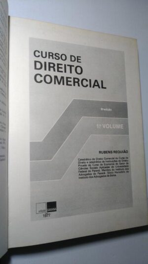 Curso de Direito Comercial (1.° volume) - Rubens Requião