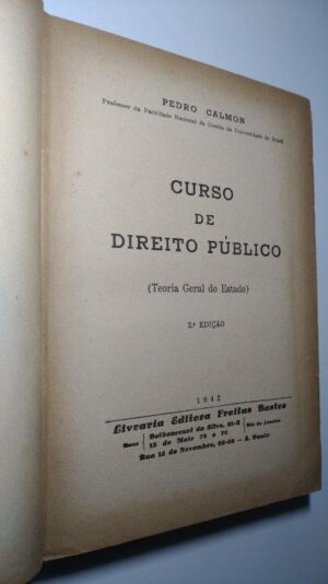 Curso de Direito Público (Teoria Geral do Estado) - Pedro Calmon