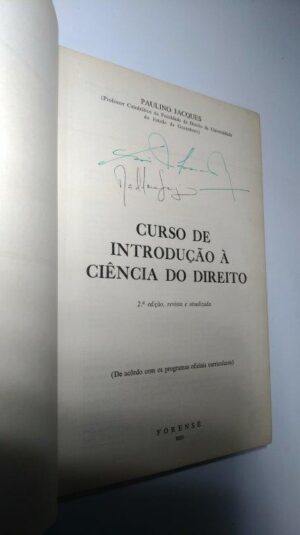 Curso de Introdução à Ciência do Direito - Paulino Jacques