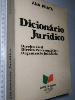 Dicionário Jurídico - Ana Prata