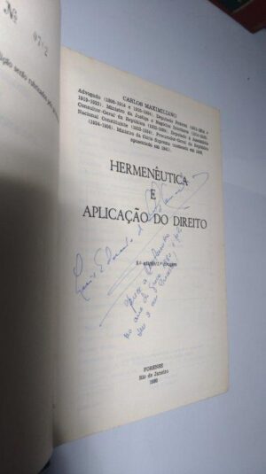Hermenêutica e aplicação do Direito - Carlos Maximiliano