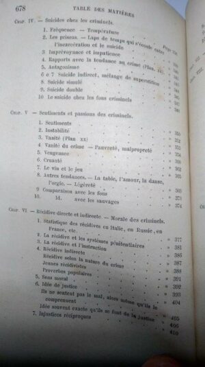 L'homme criminel - César Lombroso