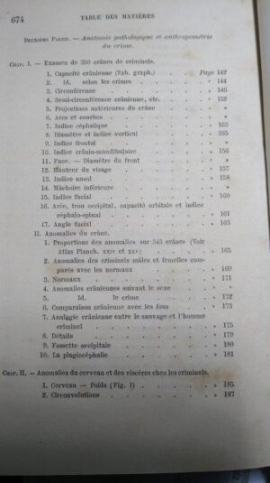 L'homme criminel - César Lombroso