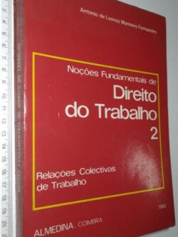 Noções Fundamentais de Direito do Trabalho (vol. 2) - António de Lemos Monteiro Fernandes