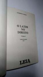 O latim no Direito (Vol. II) - Gilberto Caldas