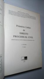 Primeiras linhas de Direito Processual Civil (3.° volume) - Moacyr Amaral Santos