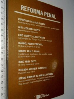 Reforma Penal - Francisco de Assis Toledo / outros