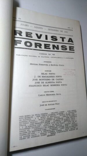 Revista Forense (vol. 275 - ano 77