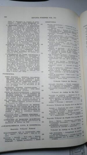 Revista Forense (vol. 275 - ano 77