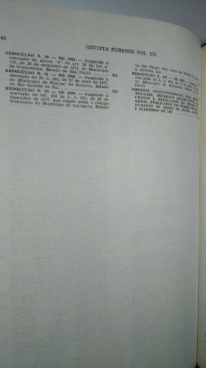 Revista Forense (vol. 275 - ano 77