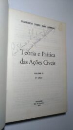 Teoria e prática das ações cíveis (vol. II) - Ulderico Pires dos Santos