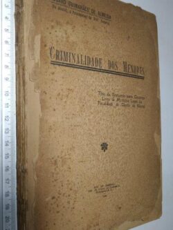 Criminalidade dos menores - Edgard Guimarães de Almeida