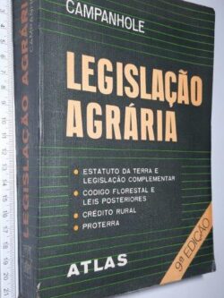 Legislação agrária - Adriano Campanhole