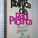 Obra Política De Raúl Proença (Volume III) – Páginas De Política (3) - Raúl Proença