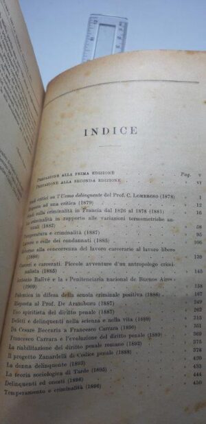 Studi sulla criminalità - Enrico Ferri