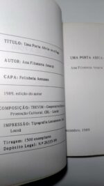 Uma porta abria-se a fogo - Ana Filomena Amaral