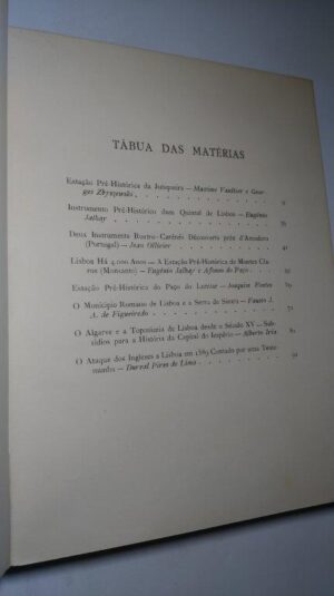 Lisboa e o seu tempo (Estudos e documentos - vols. I e II) -