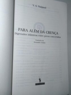 Para Além da Crença - V. S. Naipaul