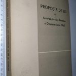 Proposta de Lei de Autorização das Receitas e Despesas para 1965 -