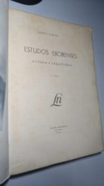 Estudos Eborenses (História e arqueologia - 1.° volume) - Gabriel Pereira