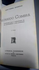 Leonardo Coimbra (contribuição para o conhecimento da sua personalidade e seus problemas) - Sant'Anna Dionísio