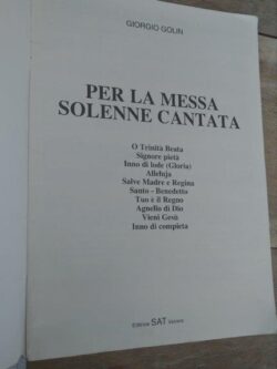 Messa salus infirmorum - Giorgio Golin