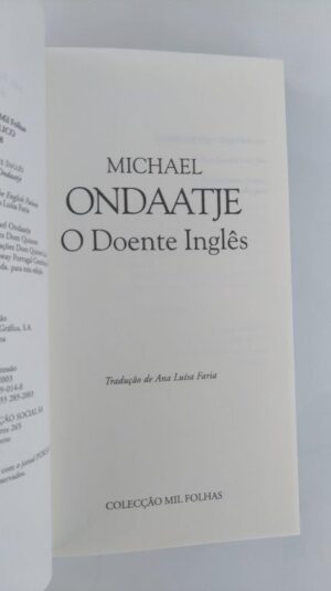 O doente inglês - Michael Ondaatje - Image 2