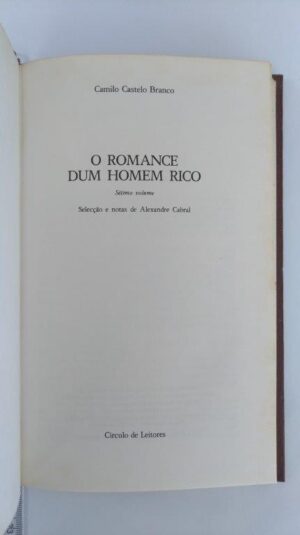 O romance dum homem rico - Camilo Castelo Branco - Image 2