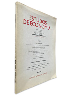 Estudos de Economia - Manuela Silva (Volume VI - N 1)