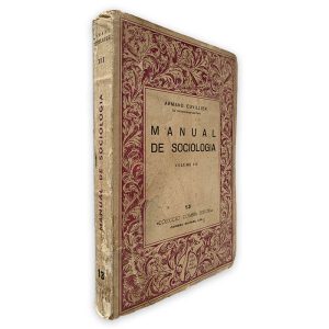 Manual de Sociologia (Volume III) - Armand Cuvillier