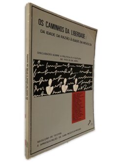 Os Caminhos da Liberdade (Da Idade da Razão à Idade da Revolta) - Juan Mozzicafreodo