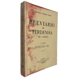 Breviário de Ferdenha (5ª Espécies de... 2º Volume) - Fernando Andrade Canha