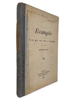 Évangile (Texte Grec Avec Notes Et Dicionaire)- Saint Luc