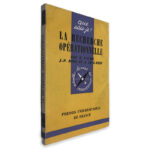 La Recherche Opérationnelle - R. Faure - J.-P. Boss