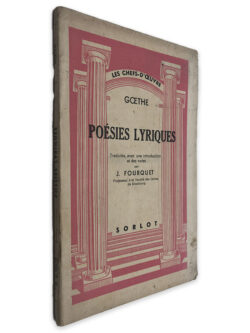 Poésies Lyriques - J. Fourquet