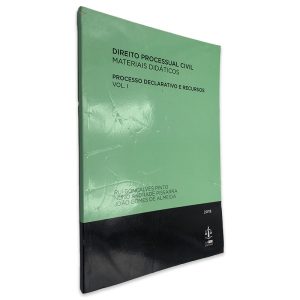 Direito Processual Civil (Processo Declarativo e Recursos Volume I) - Rui Gonçalves Pinto